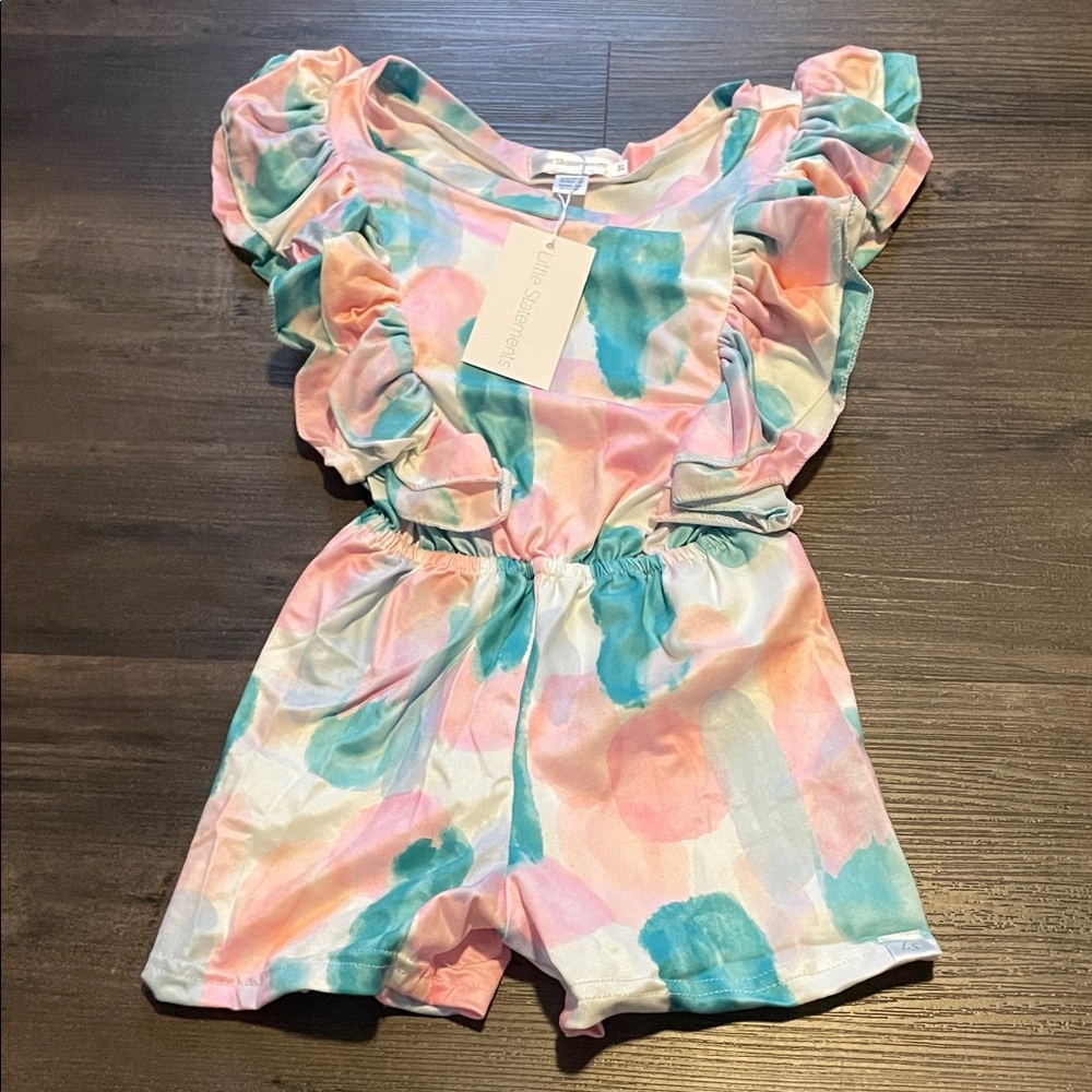 Pastel Ruffle Kids Romper
